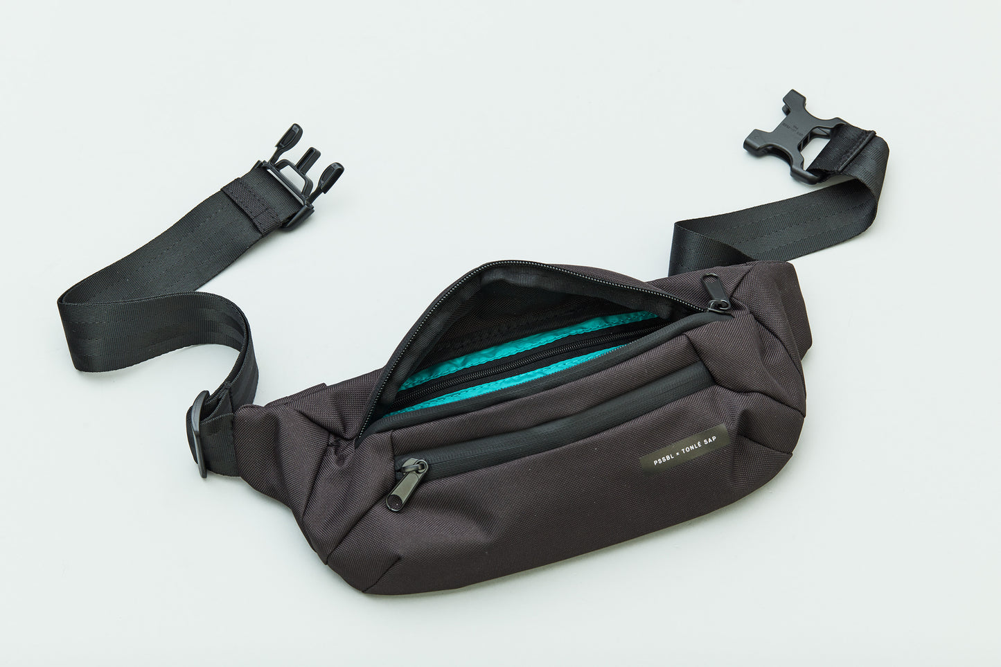 The Hip Bag black/cyan